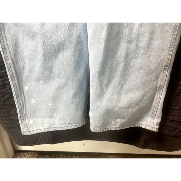 Levi's Women's Vintage Overalls Blue light Wash Stone Shadow Design SZ L: NWT - Picture 11 of 16